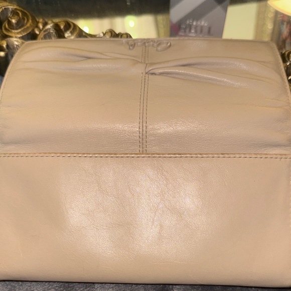 Jocelyn 🖤 Coach Cream Leather Women's Bag with Burberry Brit - Picture 4 of 4